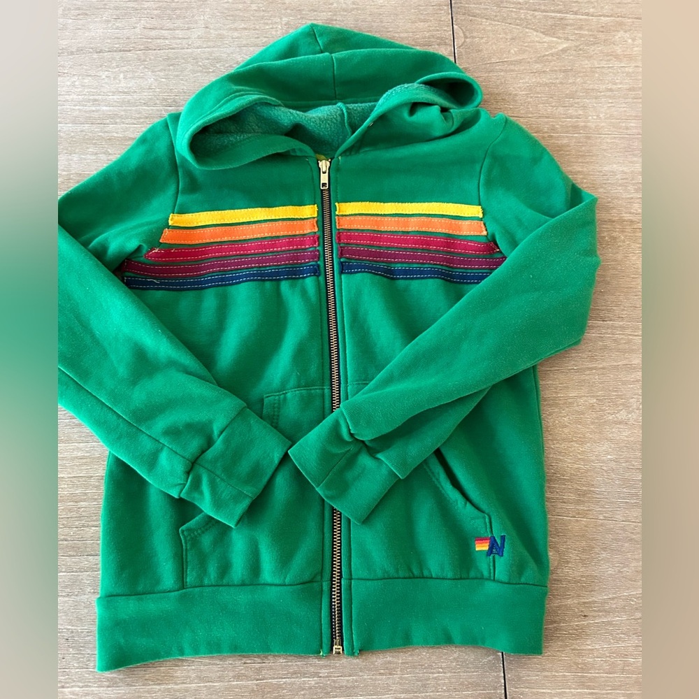 Aviator Nation kids zip up hoodie size 10